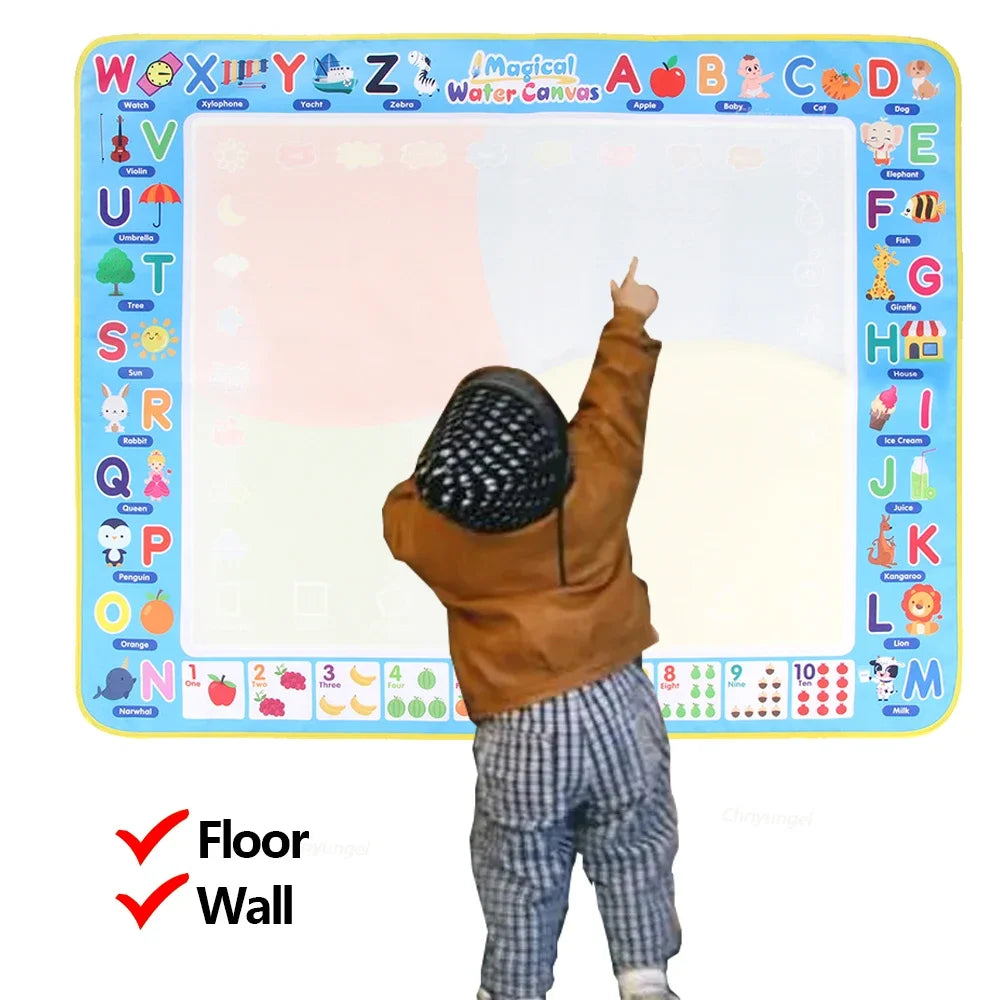 Magic Water Drawing Mat – Reusable Mess-Free Learning Fun