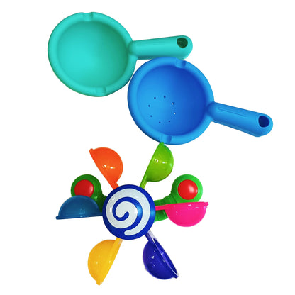 Rainbow Windmill Baby Bath Toy – Colorful Water Fun