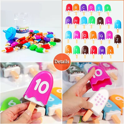 Ice Cream Number Matching Game – Fun Learning Toy for Kids