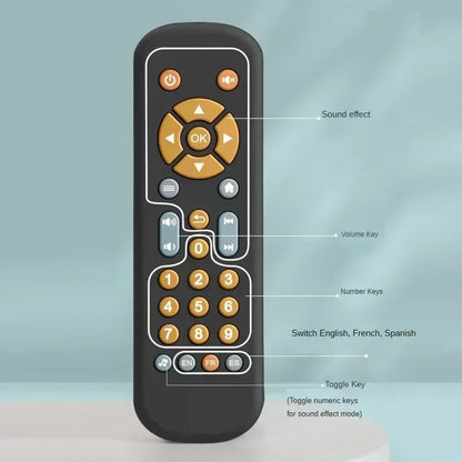 Infant TV Remote Control Toy – Music & Light for Kids