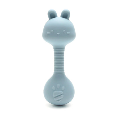Silicone Baby Rattle – Easy Grip Rabbit Teether Toy