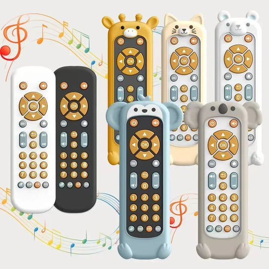Infant TV Remote Control Toy – Music & Light for Kids