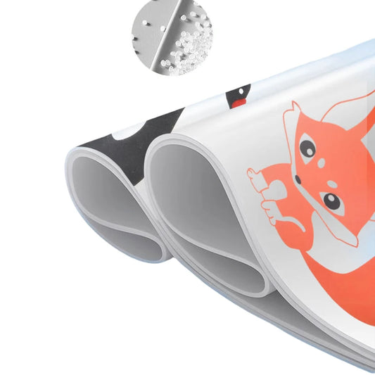 Silicone Swimming Cap – Cute Cartoon Design, Hair Protection