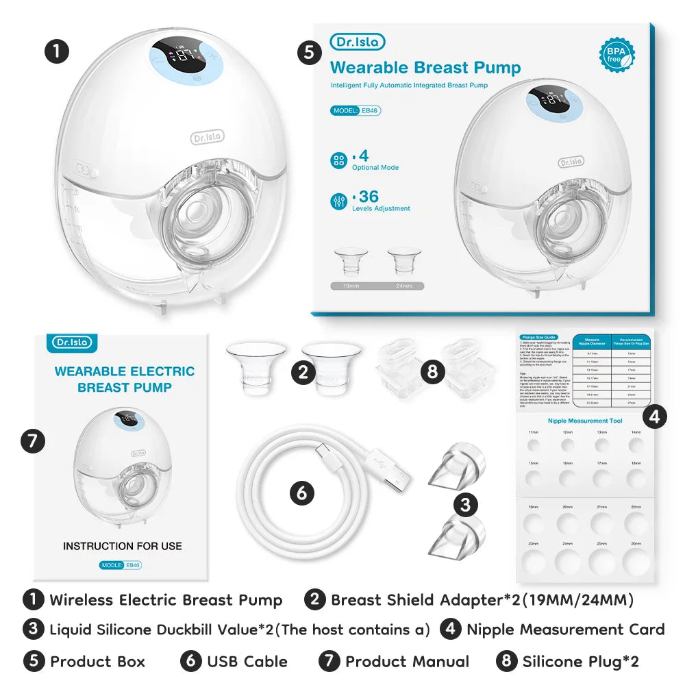 Wearable Breast Pump – Hands-Free & Painless Milk Expression