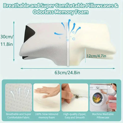 Butterfly Memory Neck Pillow for Comfortable Sleep Support