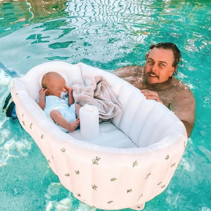 Foldable Inflatable Baby Bathtub – Portable & Fun Design