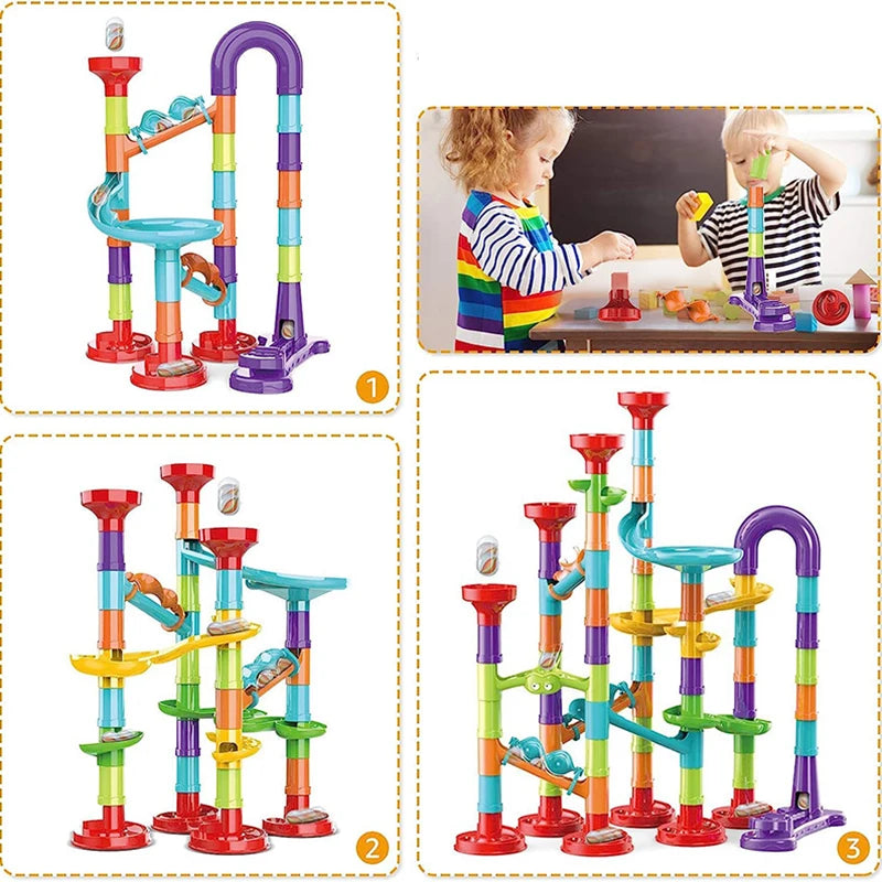 Marble Run Building Blocks Set – Creative STEM Fun
