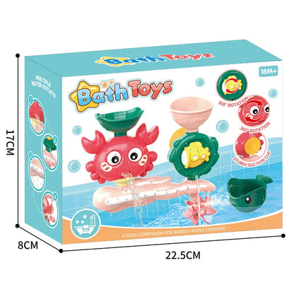 Baby Bathtub Water Play Set – Rotating Sprinkler Fun