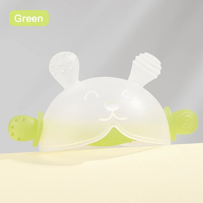 Bunny Silicone Teething Toy – Anti-Thumb Sucking Relief