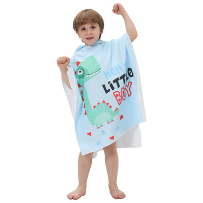Children’s Hooded Beach Towel – Quick-Dry Microfiber Comfort