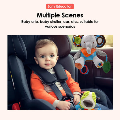 Montessori Baby Toys Plush Animal Doll – Soft Sensory Comfort