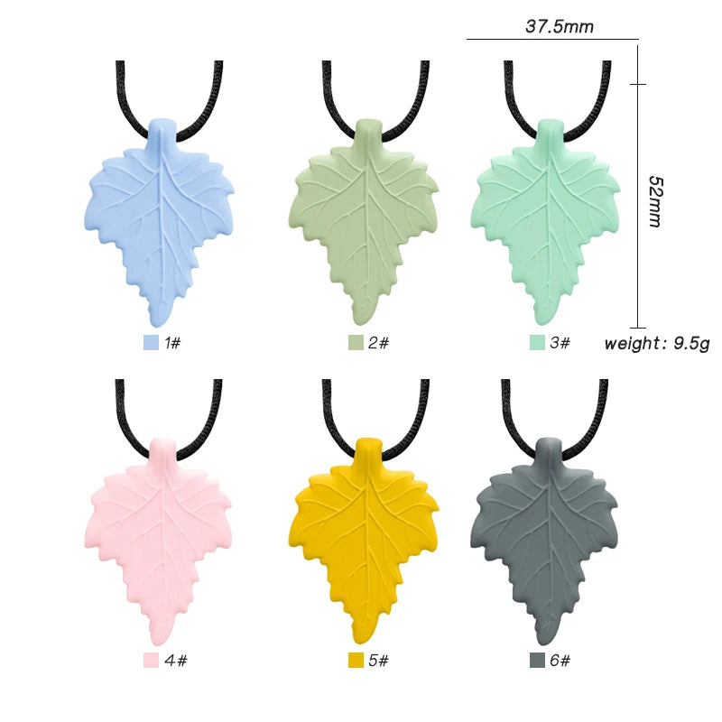 Silicone Teether Necklace – Chew & Soothe Sensory Toy