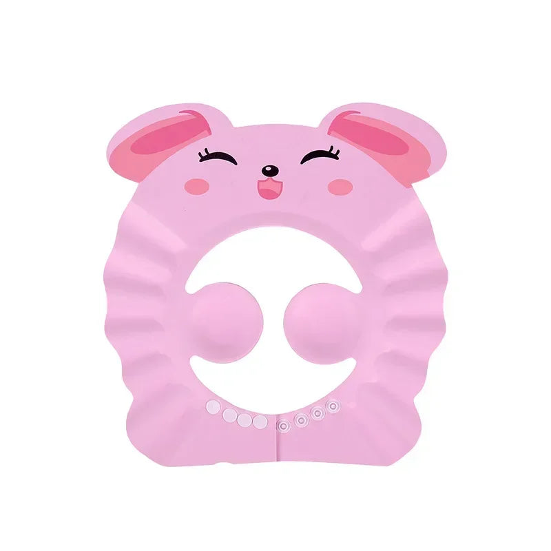 Baby Shower Cap for Kids – Adjustable Ear Protection Hat