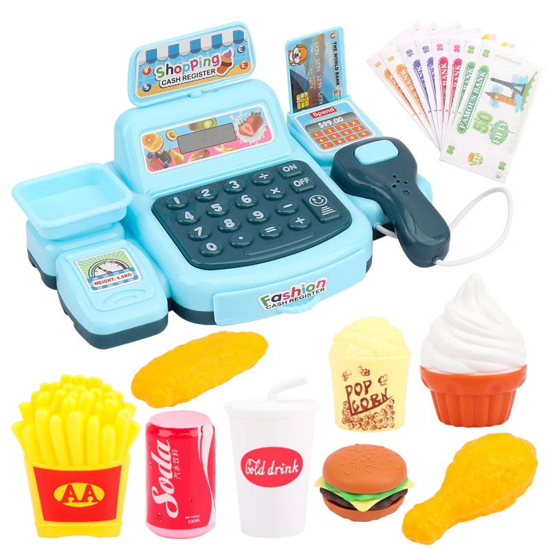Simulation Cashier Toy with Lights & Sound for Kids