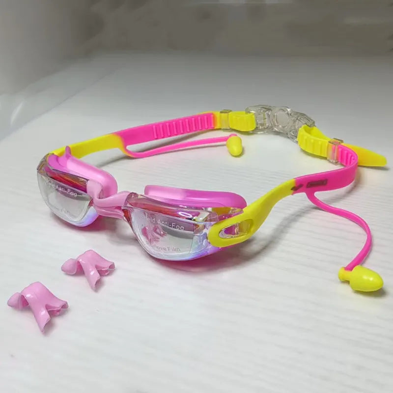 Kids Swimming Goggles with Anti-Fog & UV Protection