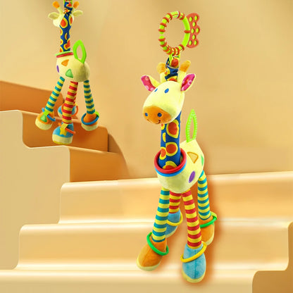 Baby Giraffe Plush Rattle – Soft Developmental Toy