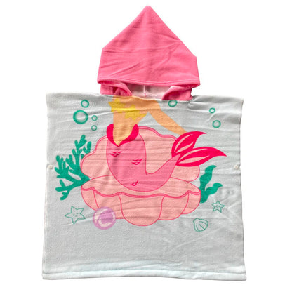 Cartoon Baby Hooded Bath Towel – Soft & Quick-Dry Cloak