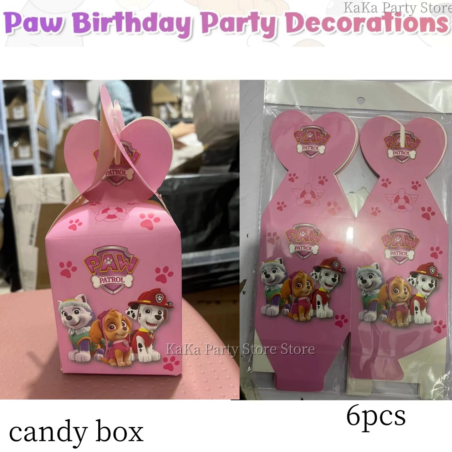 Paw Patrol Birthday Party Supplies – Skye Theme Tableware Set