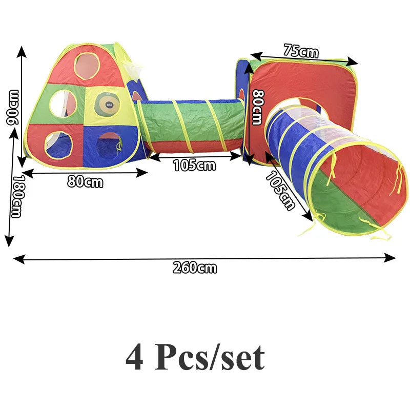 Kids Play Tent with Pop-Up Design for Indoor & Outdoor Fun