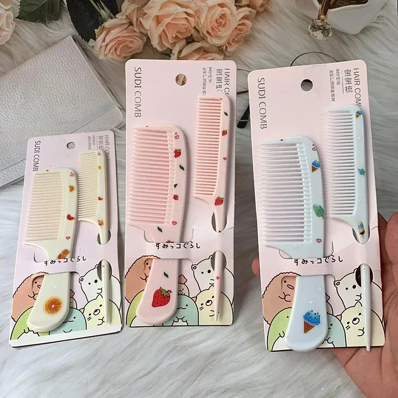 Kids Hair Comb Set – Anti-Static, Cute & Gentle Design