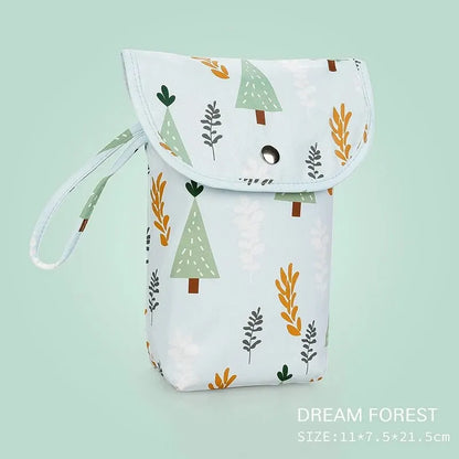 Waterproof Baby Diaper Bag with Wet & Dry Storage Pouch