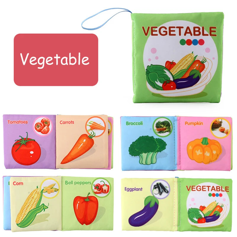 Baby Soft Cloth Book – Montessori 3D Educational Toy