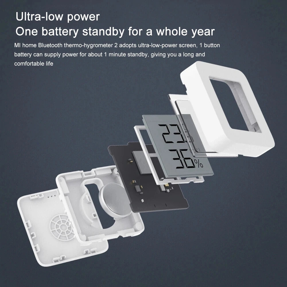 Smart LCD Temperature Humidity Sensor Accurate & Wireless