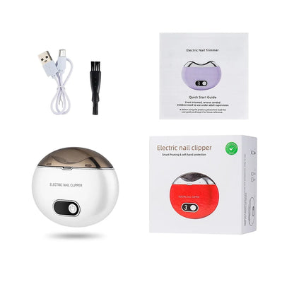Electric Nail Clipper with UV Light – Safe & Easy Nail Care