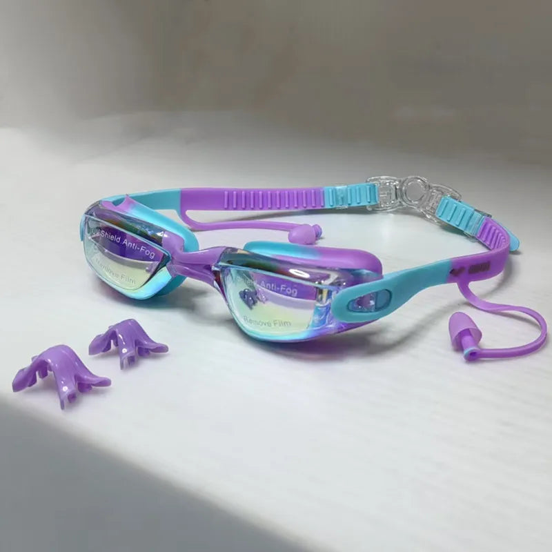 Kids Swimming Goggles with Anti-Fog & UV Protection