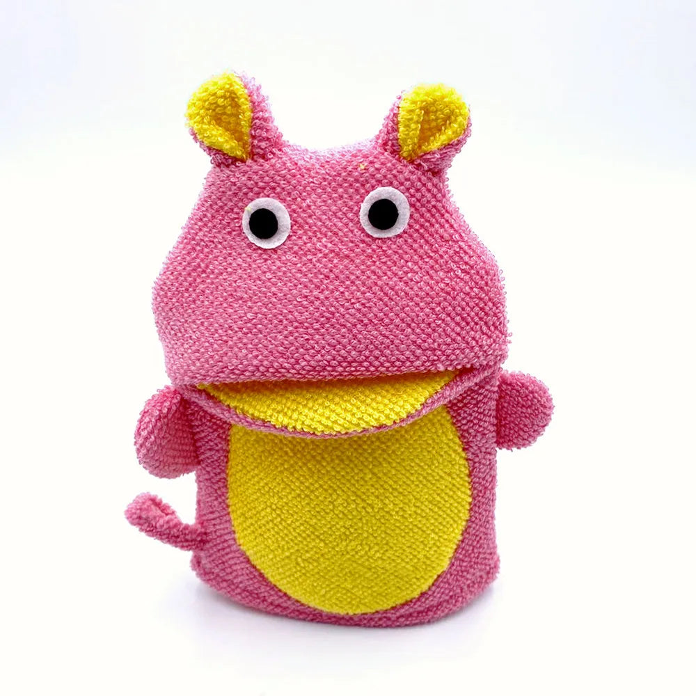 Children Bath Gloves – Soft Cartoon Sponge for Gentle Cleaning