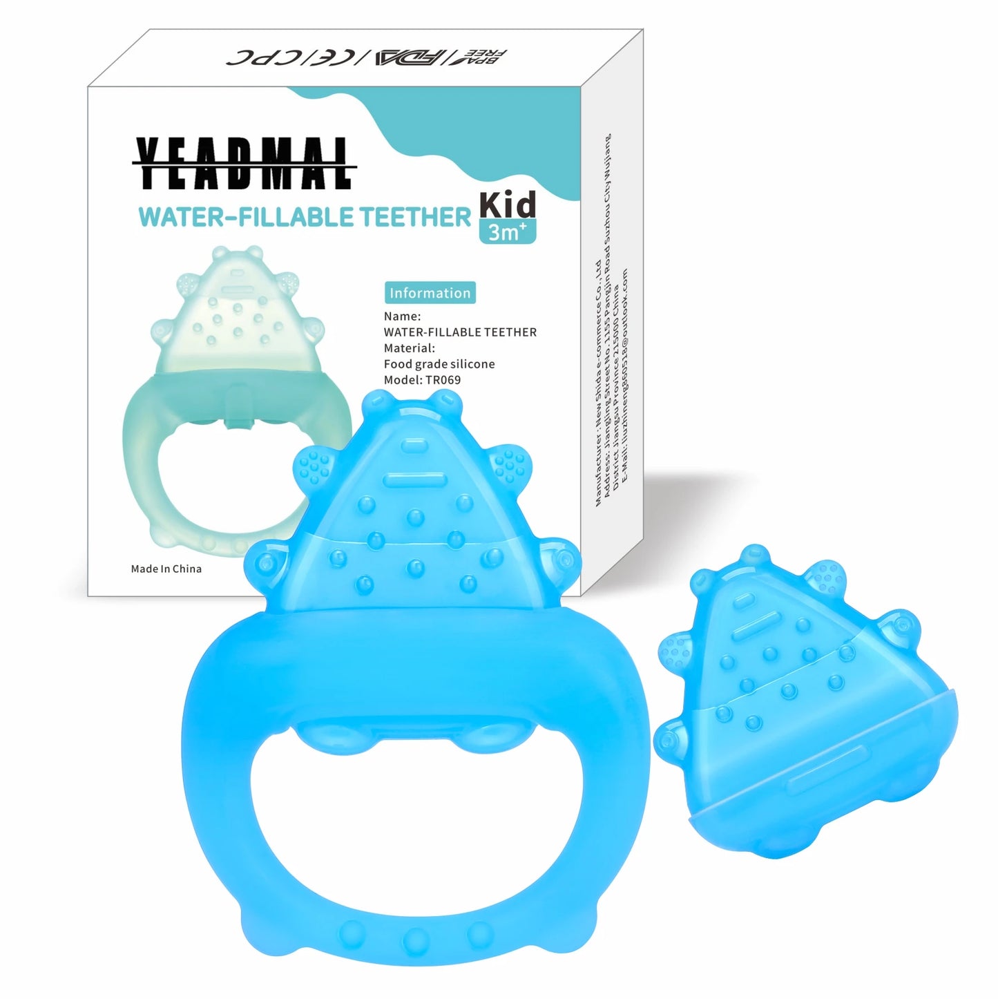 Freezable Baby Silicone Teething Toys – Cooling Relief