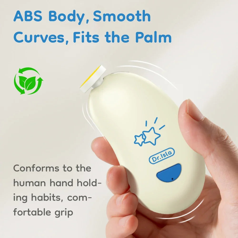 Electric Baby Nail Trimmer Set – Safe, Quiet & LED Light