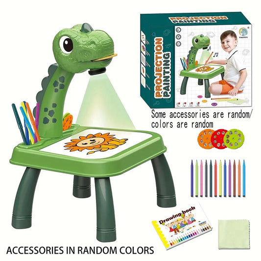 Kids Projection Drawing Table with Music & Easy Tracing Fun!