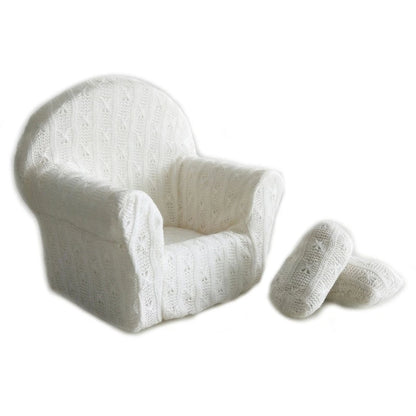 Infant Mini Sofa for Photoshoot – Comfortable & Portable Seat