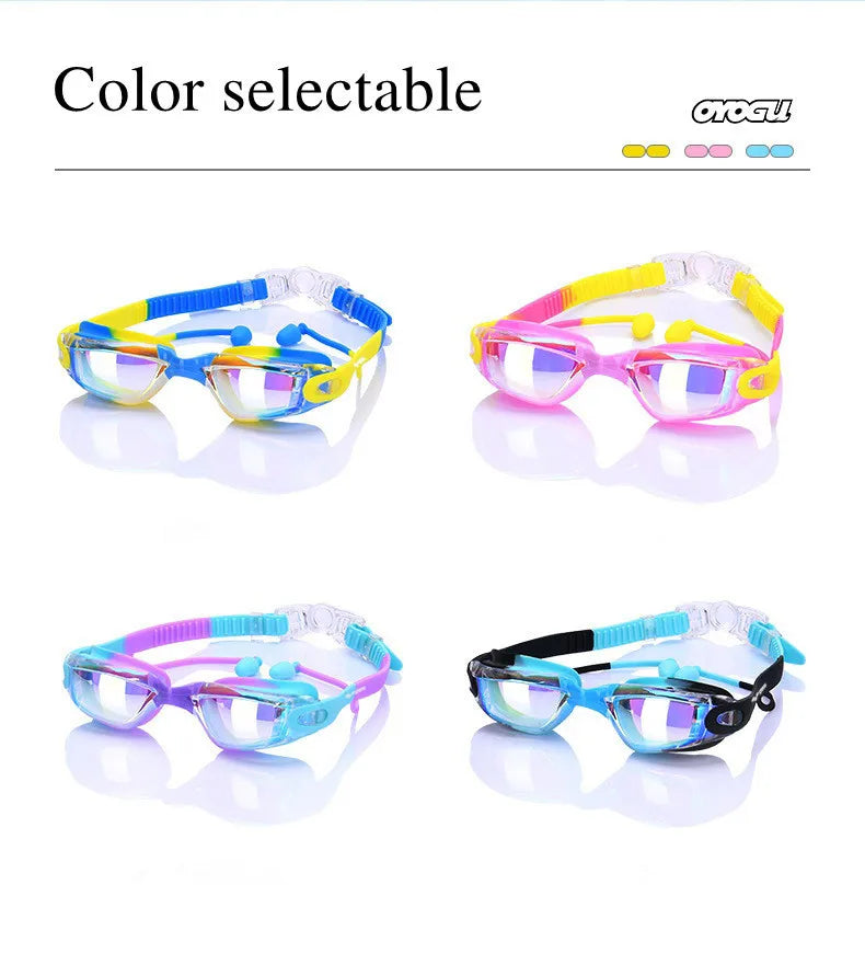 Kids Swimming Goggles with Anti-Fog & UV Protection