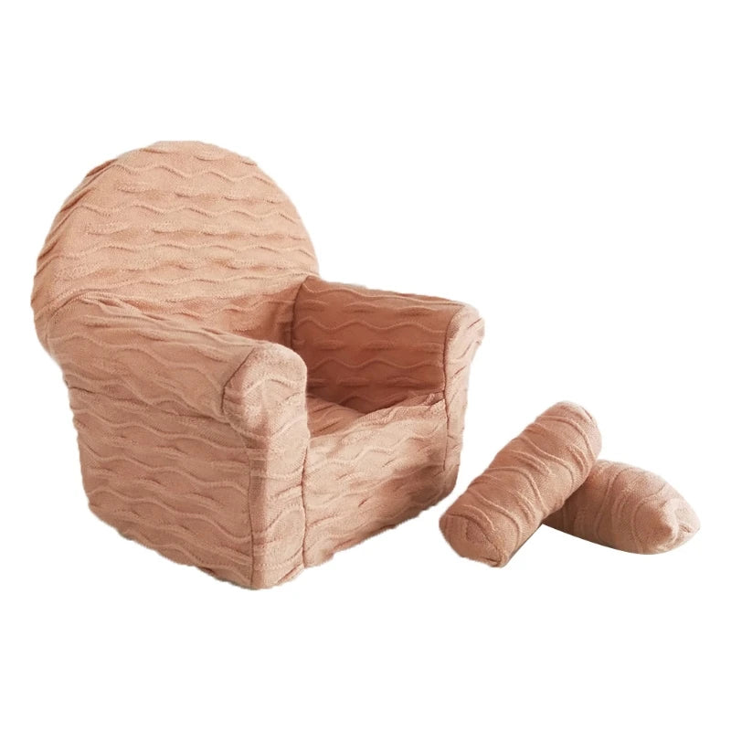 Infant Mini Sofa for Photoshoot – Comfortable & Portable Seat
