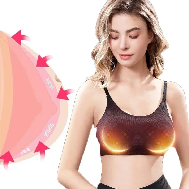 Electric Breast Massage Bra with Infrared Heating & Vibration