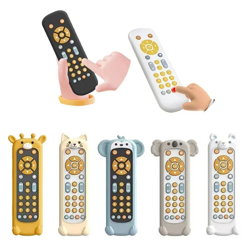 Infant TV Remote Control Toy – Music & Light for Kids