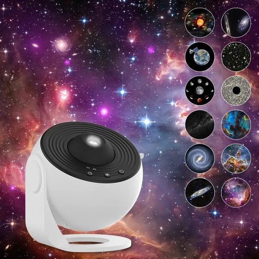 Galaxy Projector Night Light with 360° Starry Sky Effect