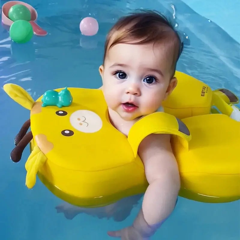 Baby Swimming Pool Float – Non-Inflatable Safe Training Ring