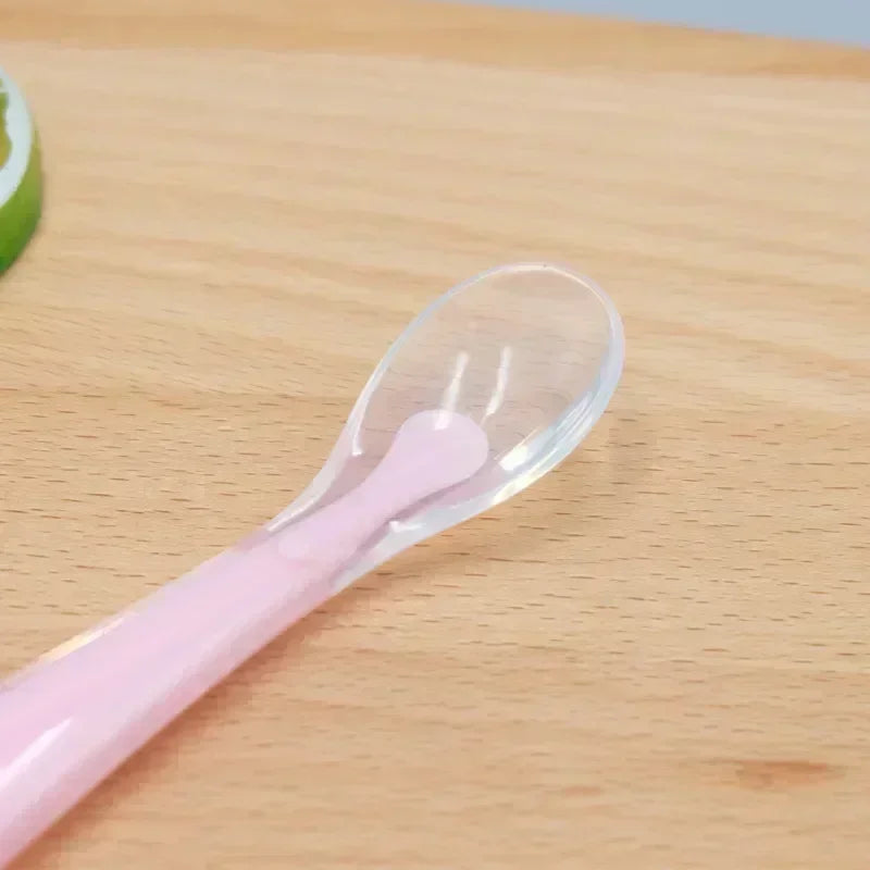 Silicone Baby Spoon Set – Soft Training for Easy Self-Feeding