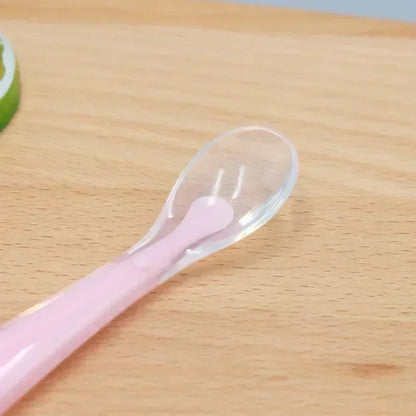 Silicone Baby Spoon Set – Soft Training for Easy Self-Feeding