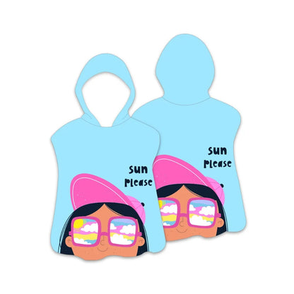 Children’s Hooded Beach Towel – Quick-Dry Microfiber Comfort