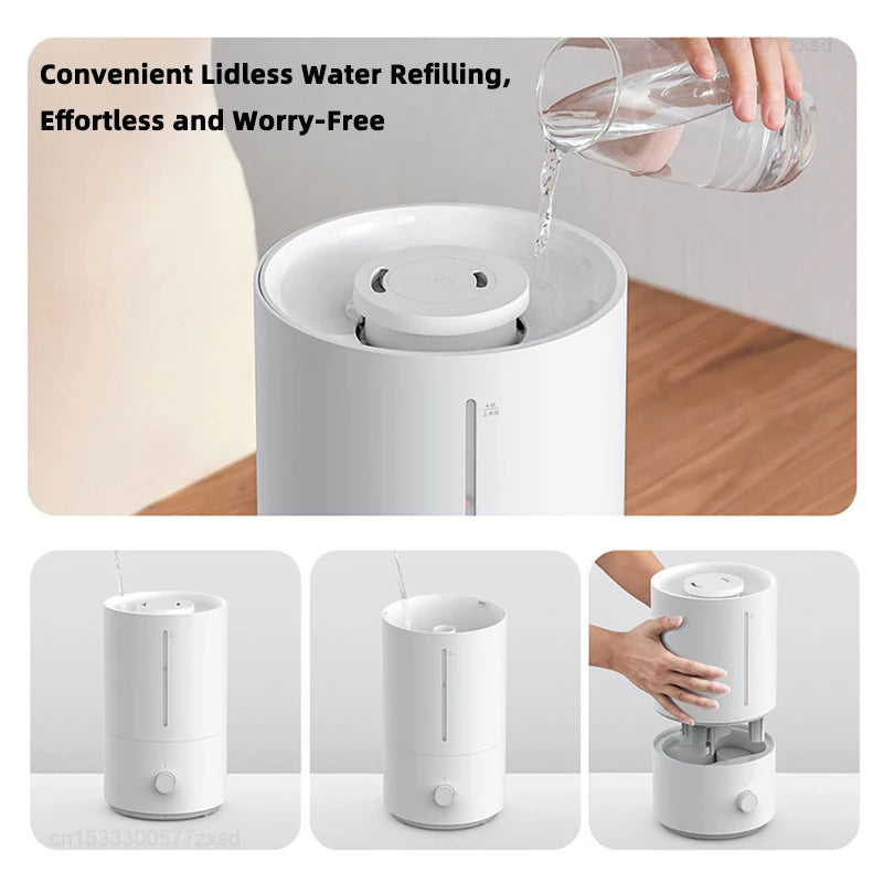 Ultrasonic Humidifier 4L Low Noise for All-Day Moisture