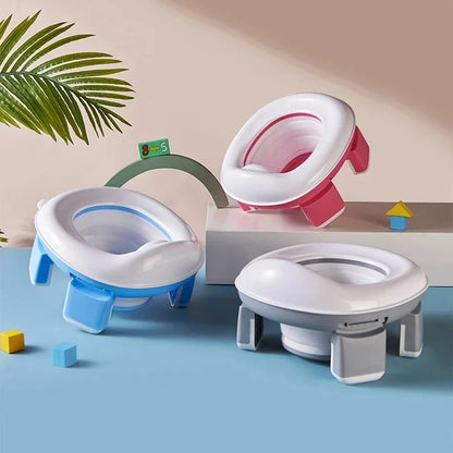 3-in-1 Travel Toilet Seat – Portable Silicone Baby Potty