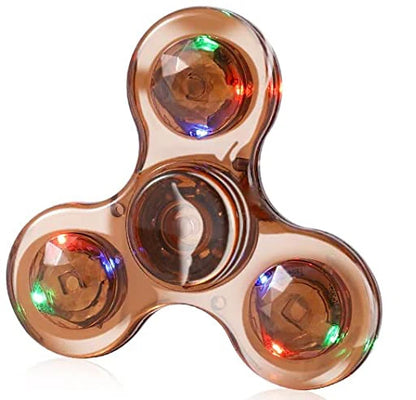 Crystal LED Fidget Spinner – Glow & Stress Relief Toy
