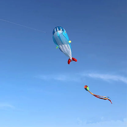 Whale Dolphin Kite 2.2m – Easy-Fly Outdoor Fun with Long Tail