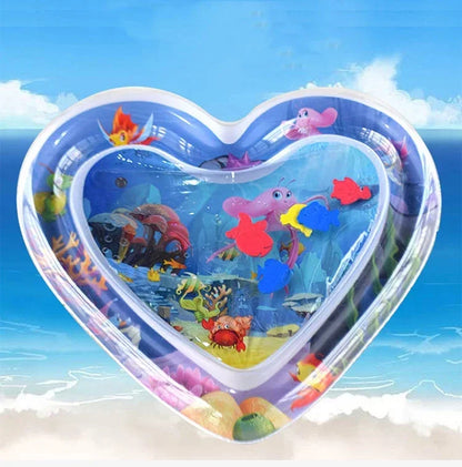 Baby Water Play Mat Inflatable Tummy Time Fun & Learning