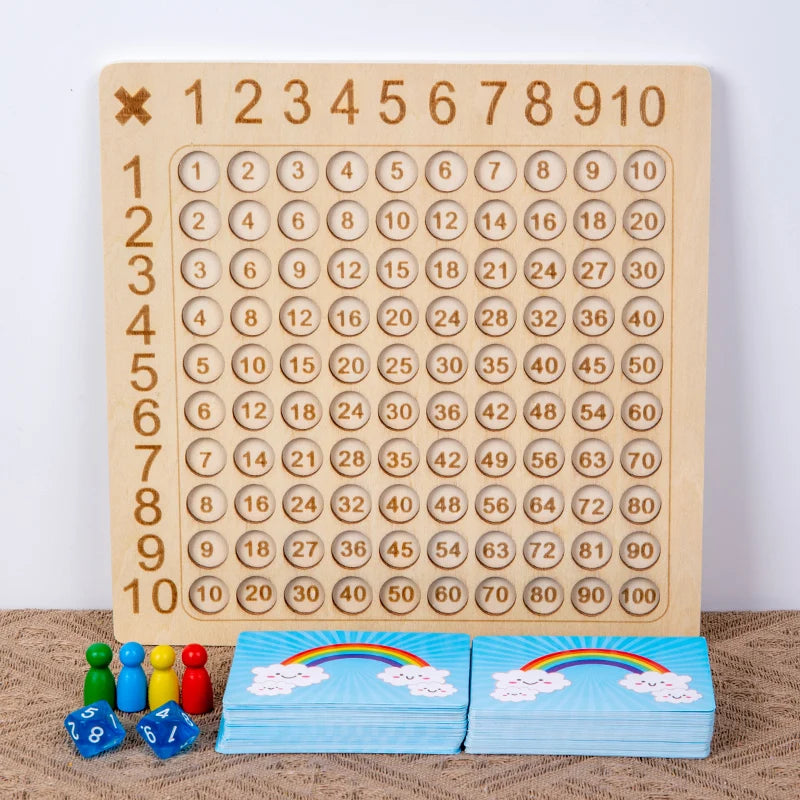 Montessori Multiplication Board Game for Fun Math Learning