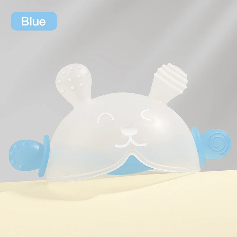 Bunny Silicone Teething Toy – Anti-Thumb Sucking Relief